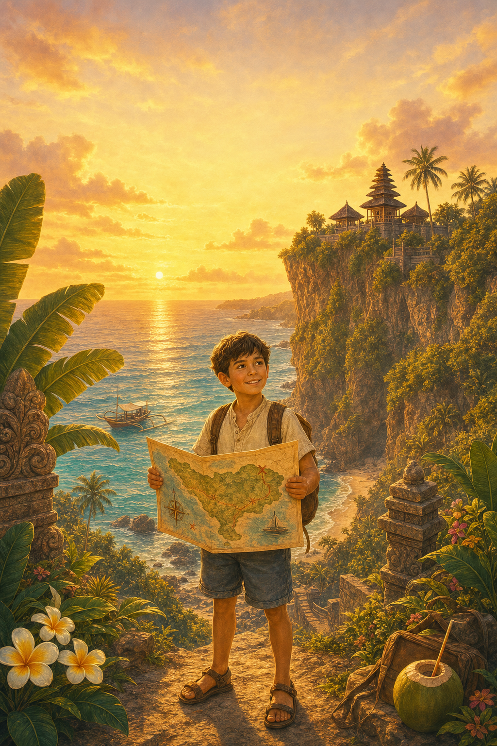 Personalised Bali storybook cover preview